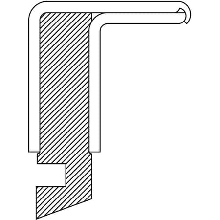National Oil Seals & Bearings Oil Seal, 204002 204002